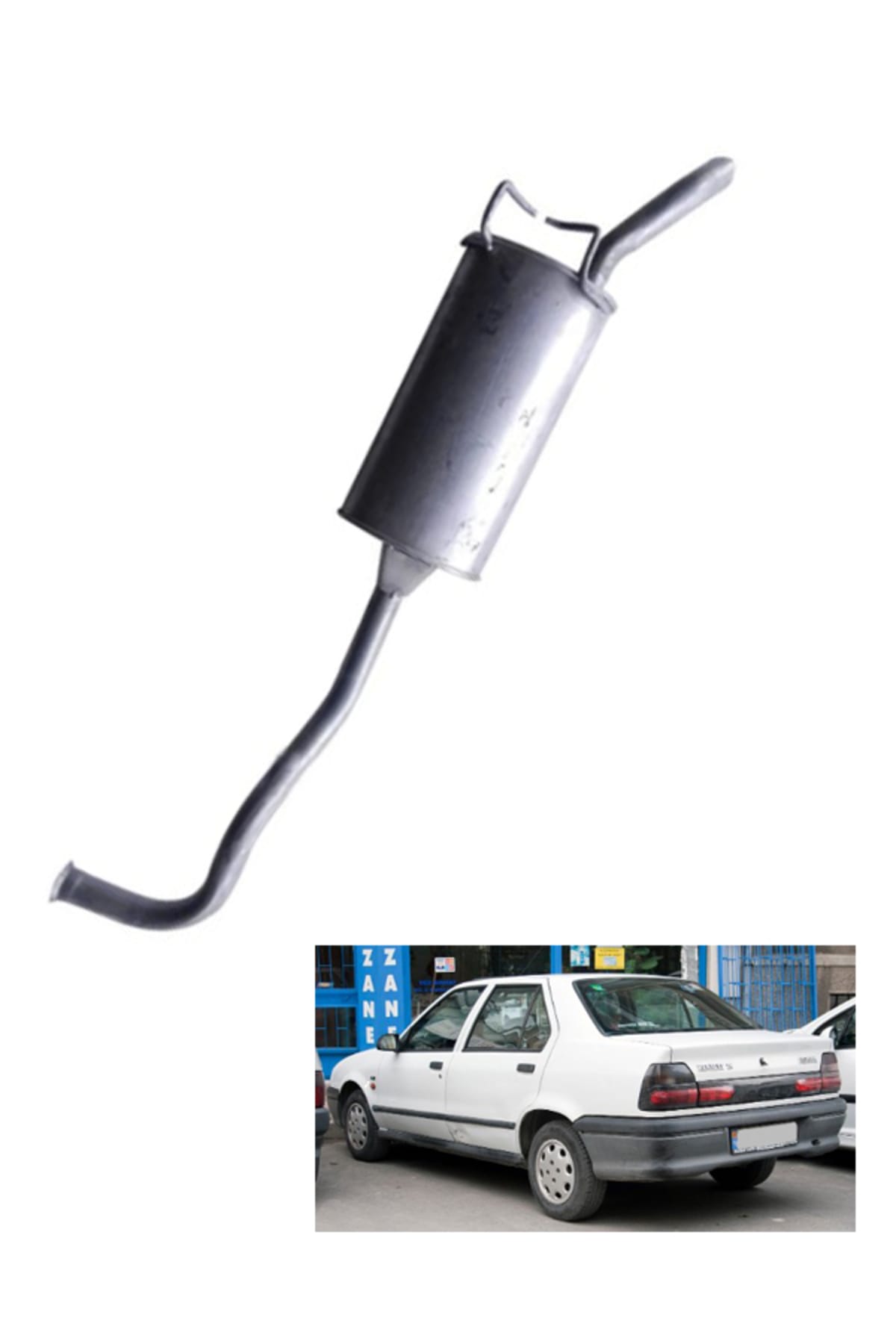 Renault 19 1,6 Uyumlu Sd Arka Susturucu Egzoz Eksoz 92-98 Reno