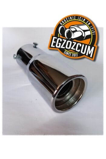 60 Mm. Islık Sesli Egzoz Eksoz Ucu Sök Tak Çift Vidalı