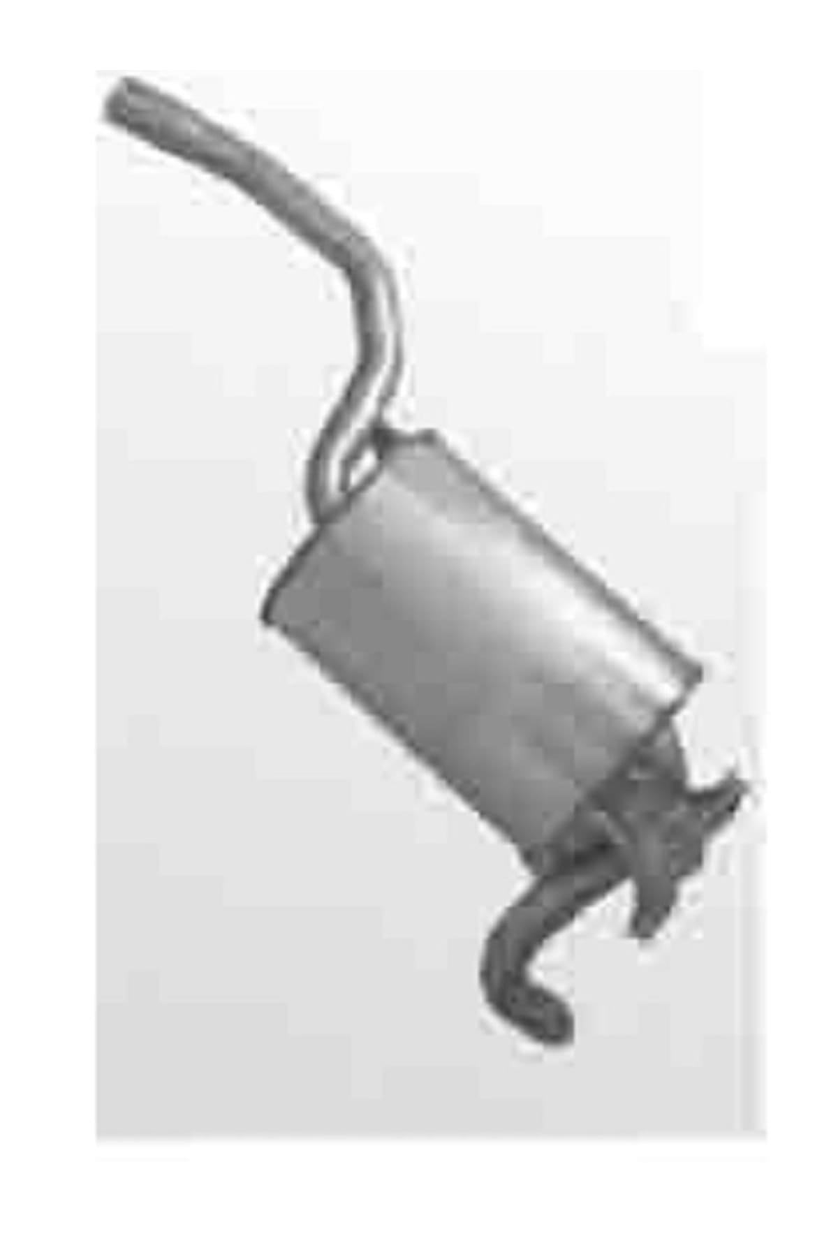 Mercedes 190 Rear Muffler Pipe Diesel Exhaust
