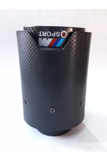 | 90 Mm Akrapovic Karbon Çizgili M-Sport Logolu Tekli Egzoz Ucu