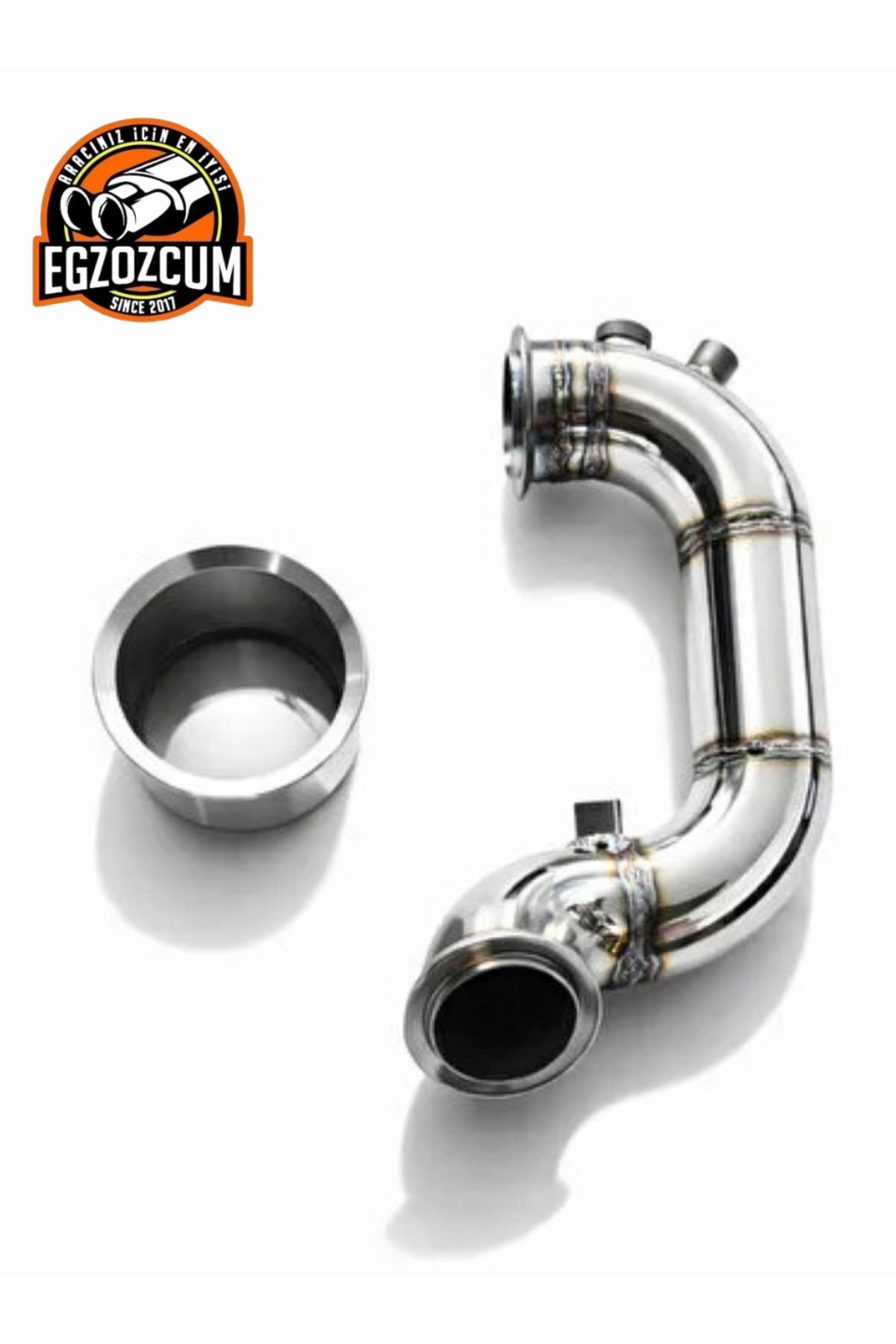 VOLKSWAGEN / SEAT / SKODA 1.6 TDI CLH MOTOR – %100 PASLANMAZ KROM DOWNPIPE Güvenli Performa